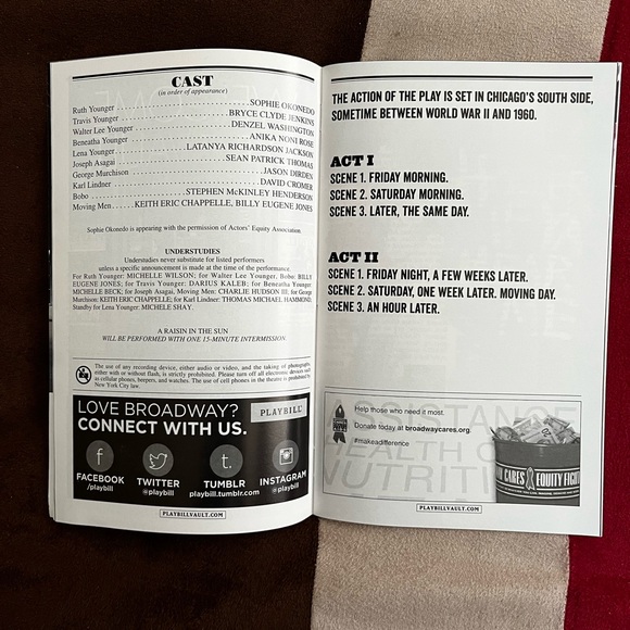 Raisin in the Sun Playbill - Picture 4 of 8